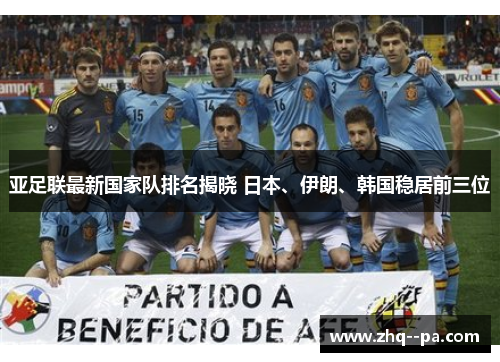 亚足联最新国家队排名揭晓 日本、伊朗、韩国稳居前三位